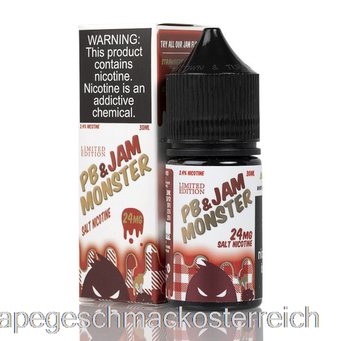 Erdbeere – PB Und Jam Monster Salts – 30 Ml, 48 Mg Vape-Geschmack